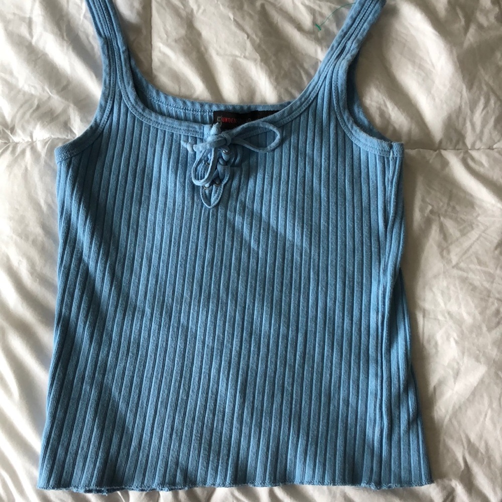 Baby blue tank top, Under Ground💙